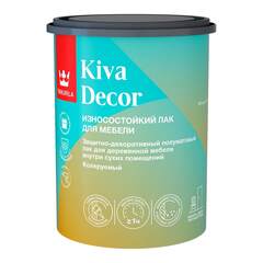 Лак для мебели Tikkivala Tikkurila Kiva Decor / Тиккивала Тиккурила Кива Декор