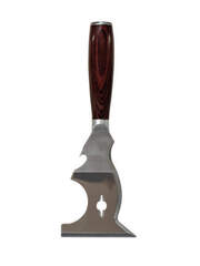 Шпатель многофункциональный 10в1 цельнометаллический Olejnik Premium Wood / Олейник