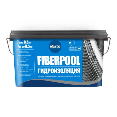 Мастика гидроизоляционная Kesto Fiberpool / Кесто Файберпул