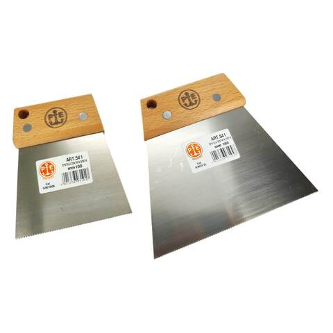 Шпатель трапецевидный мелкозубчатый Pavan 541 / Паван