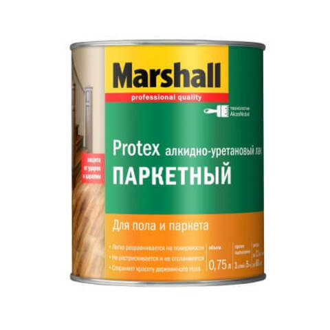 Лак паркетный Marshall Protex Parke Cila 10 / Маршал Протекс Парке 10 матовый