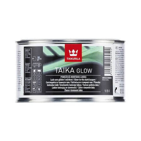 Лак светящийся в темноте Tikkurila Taika Glow / Тиккурила Тайка Глоу