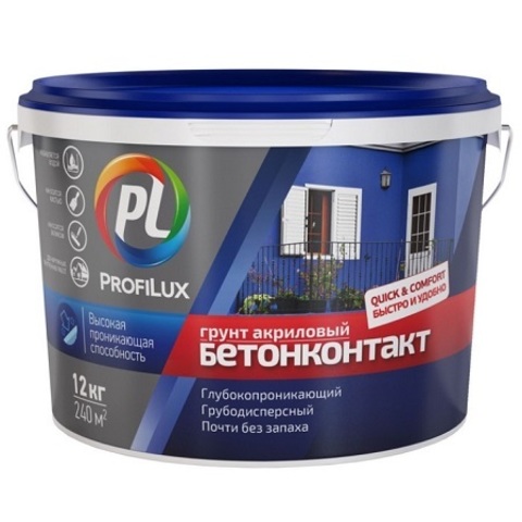 Грунт акриловый бетонконтакт ProfiLux / Профилюкс