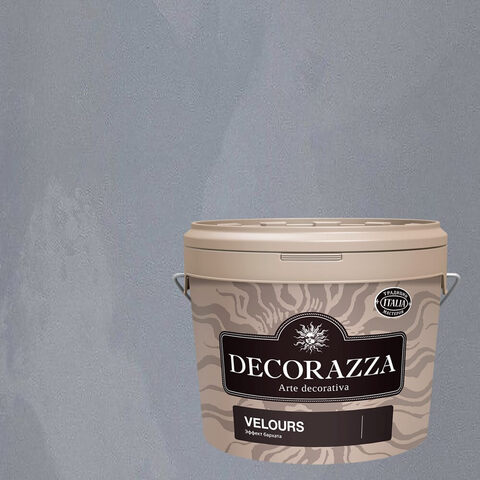 Декоративная штукатурка с эффектом мягкого нежного бархата Decorazza Velours / Декорацца Велюр