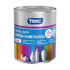 Эмаль для дерева и металла Текс Профи глянцевая