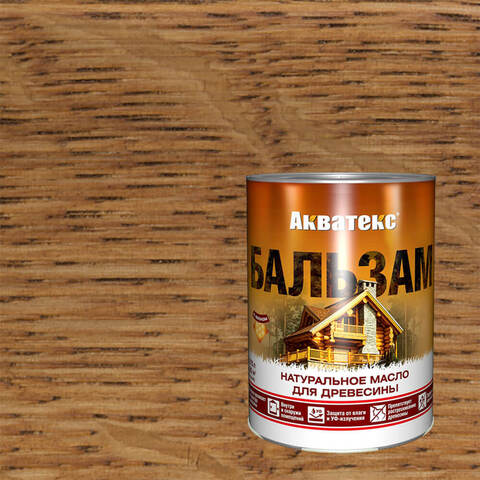 Масло натуральное для древесины Акватекс-Бальзам