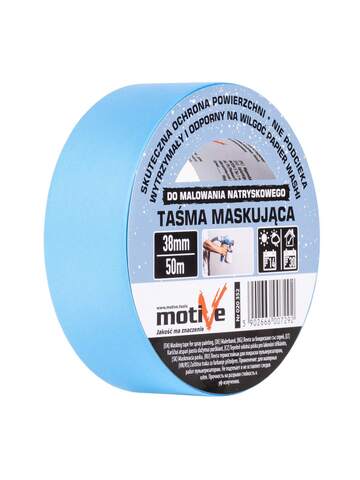 Лента деликатная для распылителей голубая Motive Washi / Мотив Васи