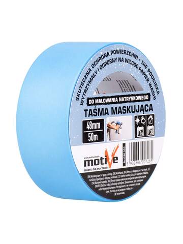 Лента деликатная для распылителей голубая Motive Washi / Мотив Васи