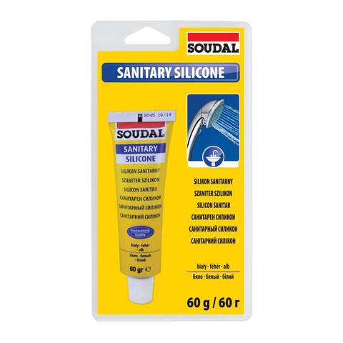 Герметик силиконовый санитарный Soudal / Соудал