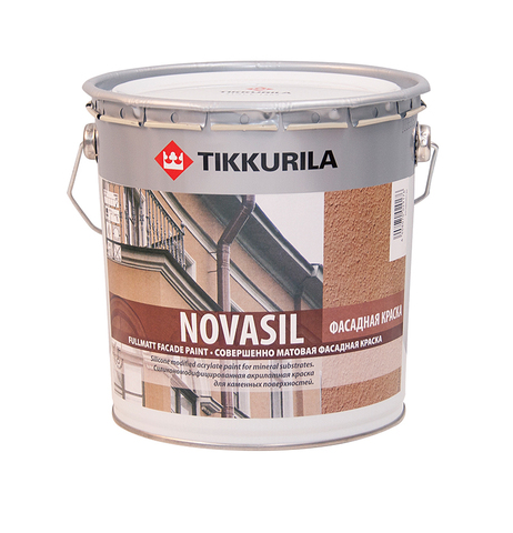 Краска фасадная Tikkurila Novasil / Тиккурила Новасил глубокоматовая