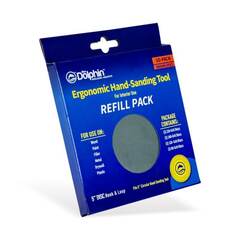 Набор шлифовальных кругов 10 абразивов зерно 80,120,180,220 Blue Dolphin / Блю Долфин