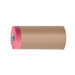 Бумага укрывная с малярной деликатной красной лентой Storch Premium CQ Papier / Шторх Кавер Квик