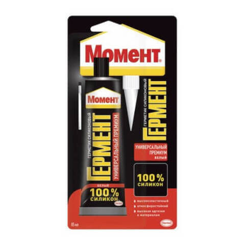 Герметик силиконовый универсальный Момент Гермент Премиум