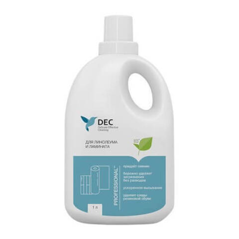 Средство для чистки и ухода за линолеумом и ламинатом DEC / ДЭК