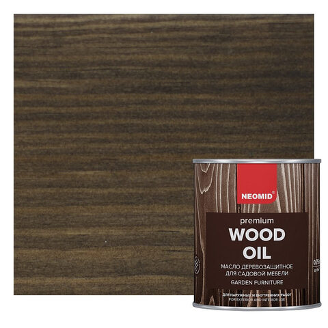 Масло деревозащитное для садовой мебели Neomid Premium / Неомид Премиум