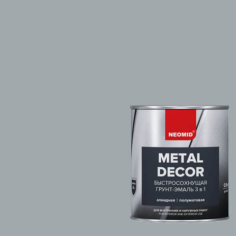 Грунт-эмаль по ржавчине гладкая быстросохнущая Neomid / Неомид