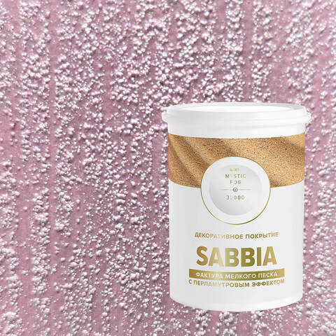 Декоративная штукатурка с эффектом перламутрового песка Vincent Decor Sabbia / Винсент Декор Саббия