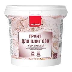Грунт-биозащита для плит OSB и SIP-панелей Neomid / Неомид