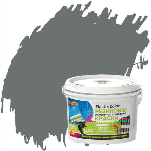 Краска резиновая эластичная атмосферная Новбытхим Elastic Color / Эластик Колор