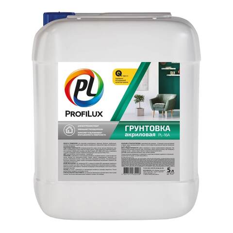 Грунт акриловый для внутренних работ ProfiLux PL-16A / Профилюкс