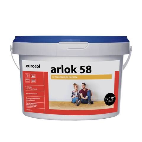 Клей для паркета полимерный Arlok 58 1K MS / Арлок