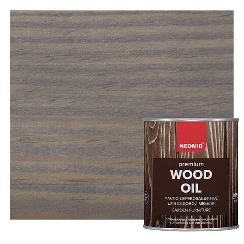 Масло деревозащитное для садовой мебели Neomid Premium / Неомид Премиум