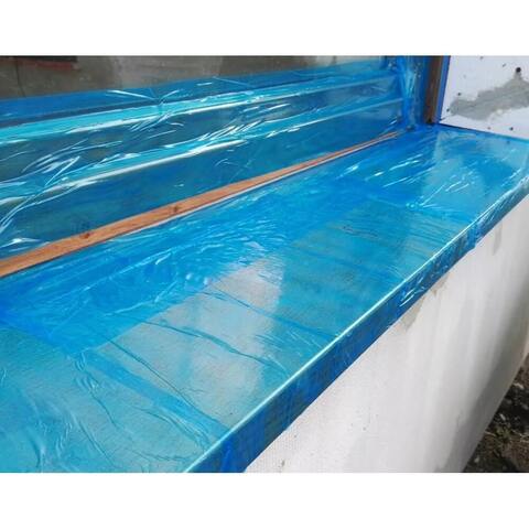 Защитная пленка для окон самоклеящаяся синяя Storch Glasschutzfolie / Шторх