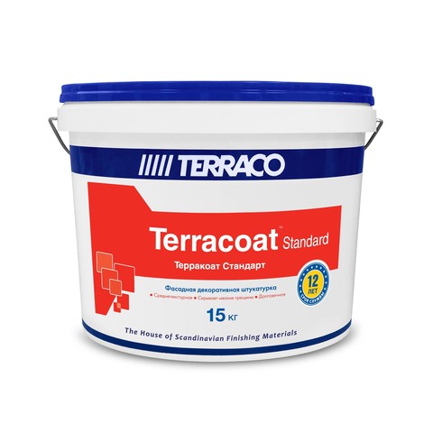 Штукатурка декоративная шагрень Terraco Terracoat Standart / Террако Стандарт