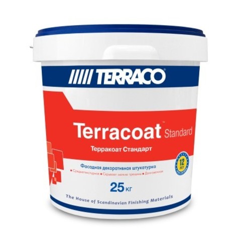 Штукатурка декоративная шагрень Terraco Terracoat Standart / Террако Стандарт