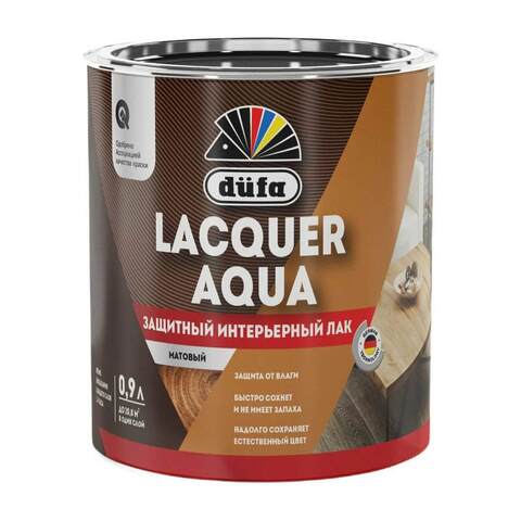 Лак защитный интерьерный матовый Dufa Lacquer Aqua / Дюфа Аква