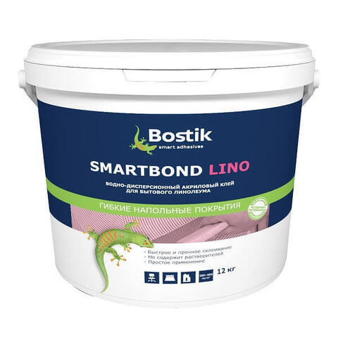 Клей акриловый для бытовых покрытий и линолеума Bostik Smartbond Lino / Бостик Смартбонд Лино
