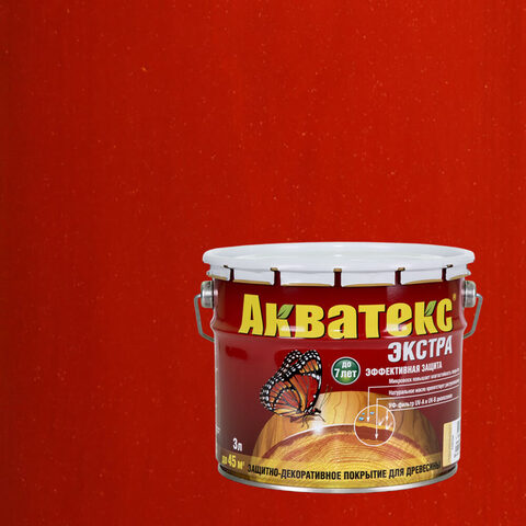 Защитно-декоративное покрытие для древесины Акватекс Экстра