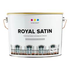 Краска алкидная универсальная Vincent Royal Satin / Винсент Роял Сатин