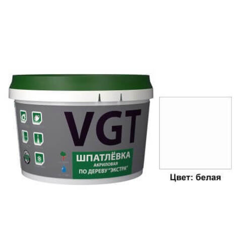 Шпатлевка акриловая по дереву VGT Экстра / ВГТ