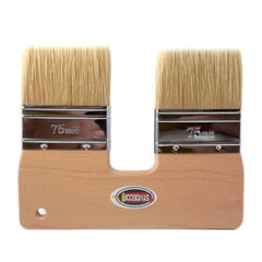 Кисть декоративная двойная с натуральной щетиной STMDecor WT425A  / СТМДекор