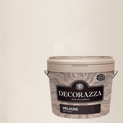 Декоративная штукатурка с эффектом мягкого нежного бархата Decorazza Velours / Декорацца Велюр