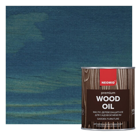 Масло деревозащитное для садовой мебели Neomid Premium / Неомид Премиум