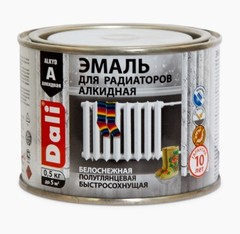 Эмаль для радиаторов алкидная Dali / Дали
