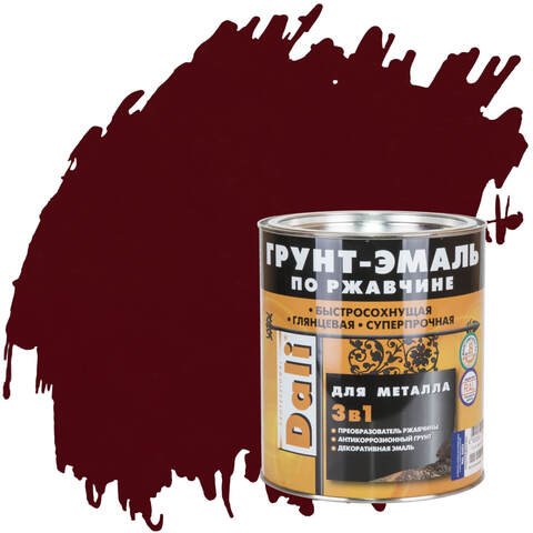 Грунт-эмаль по ржавчине 3 в 1 Dali / Дали