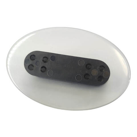 Мини-кельма овальная пластиковая прозрачная STMDecor RSL33-4 / СТМДекор