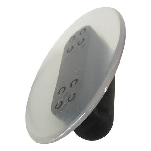 Мини-кельма овальная пластиковая прозрачная STMDecor RSL33-4 / СТМДекор