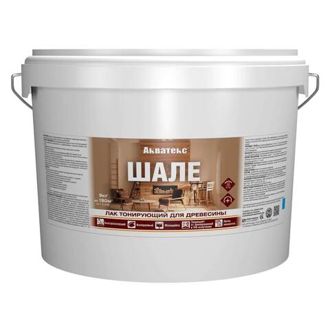 Лак тонирующий для древесины Акватекс Шале