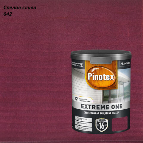 Краска сверхпрочная для деревянных фасадов Pinotex Extreme One / Пинотекс Экстрим Уан