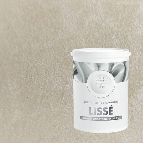 Декоративная штукатурка с эффектом блестящего шелка Vincent Decor Lisse / Винсент Декор Лиссе