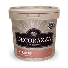 Декоративная штукатурка с эффектом матового шелка Decorazza Velluto / Декорацца Веллюто