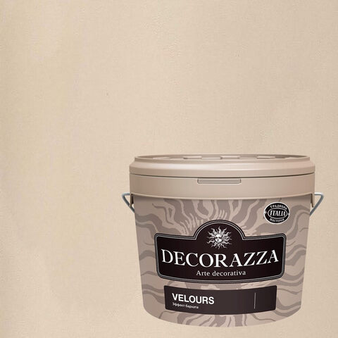 Декоративная штукатурка с эффектом мягкого нежного бархата Decorazza Velours / Декорацца Велюр