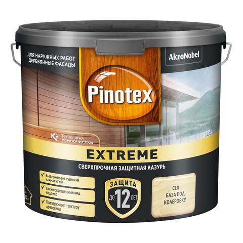 Защитно-декоративная лазурь для древесины Pinotex Extreme / Пинотекс Экстрим