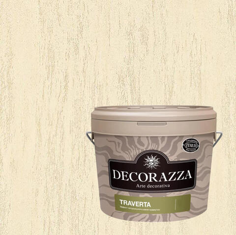 Декоративная штукатурка с эффектом камня травертина Decorazza Traverta / Декорацца Траверта