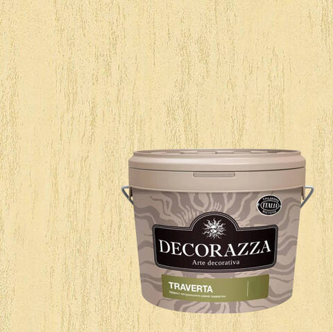 Декоративная штукатурка с эффектом камня травертина Decorazza Traverta / Декорацца Траверта