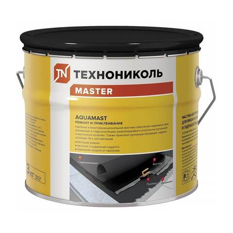 Мастика битумная для ремонта Технониколь Master AquaMast / Мастер Аквамаст